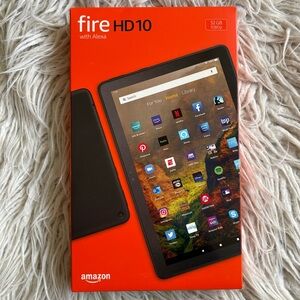 Amazon Fire HD 10 Tablet 10.1" Vibrant Full HD Screen 32 GB Ultra Core Black NEW